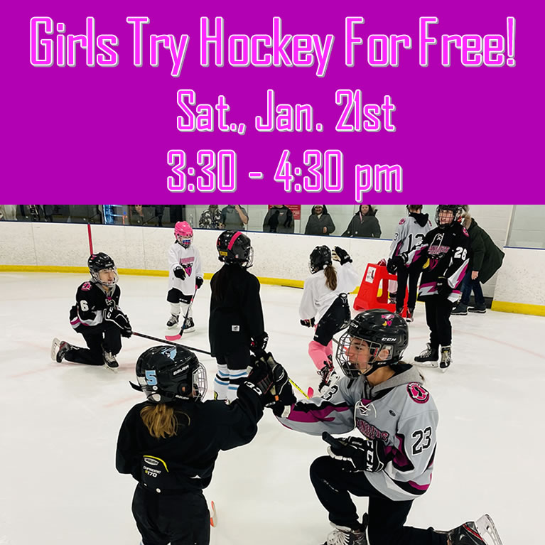 Girls Try Hockey For Free